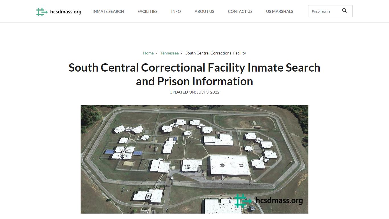 South Central Correctional Facility Inmate Search ...