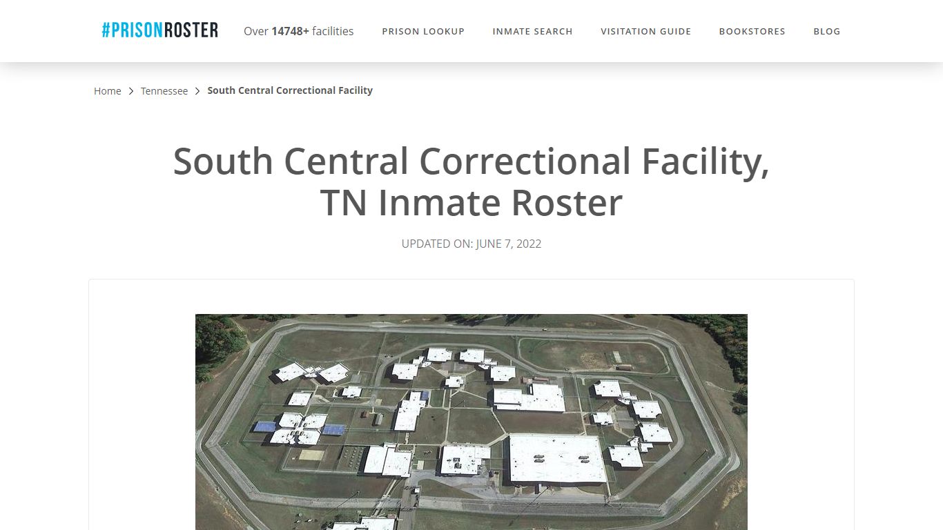 South Central Correctional Facility, TN Inmate Roster